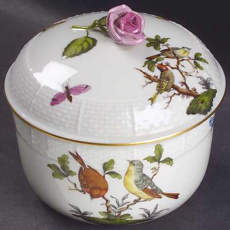 Rothschild Bird (RO) Oversized Sugar Bowl & Lid
