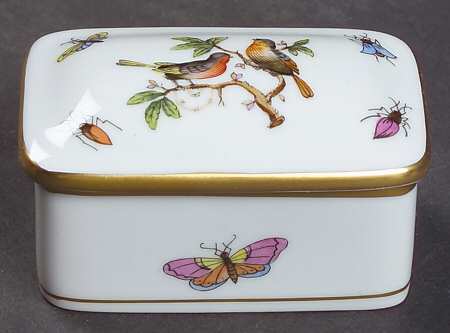 Rothschild Bird (RO) Trinket Box & Lid