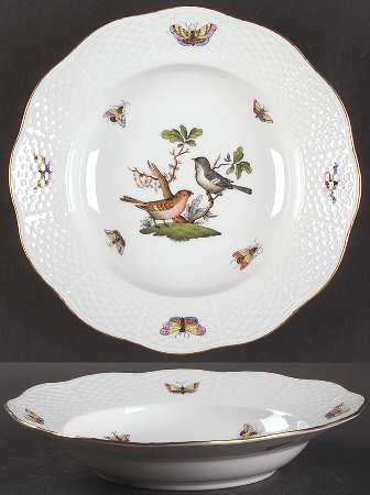 Rothschild Bird (RO) Rim Soup Bowl