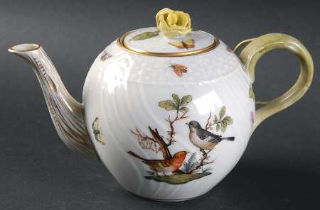 Rothschild Bird (RO) Individual Teapot & Lid