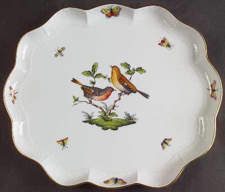 Rothschild Bird (RO) 11" Oblong Tray