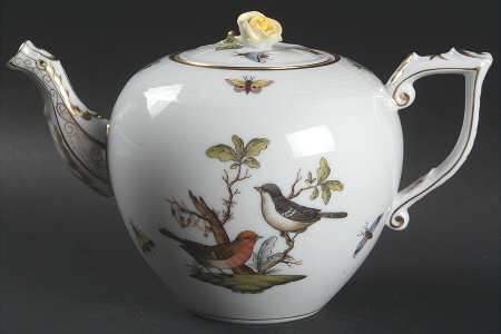 Rothschild Bird (RO) Small Teapot & Lid