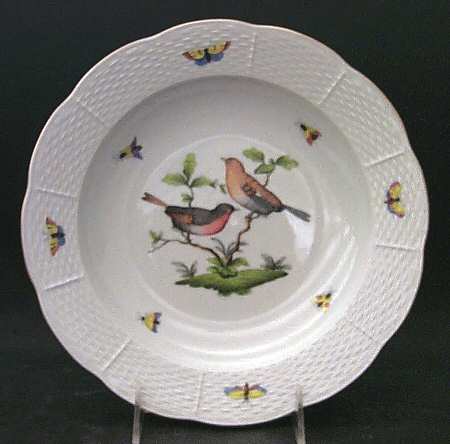 Rothschild Bird (RO) Large Rim Soup Bowl