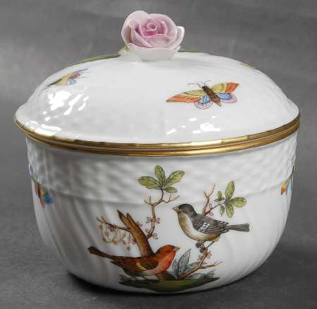 Rothschild Bird (RO) Sugar Bowl & Lid