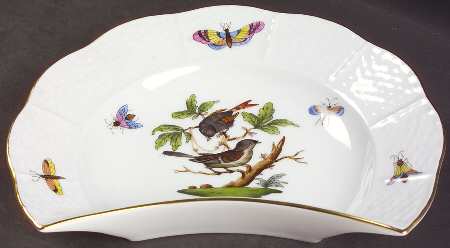 Rothschild Bird (RO) Crescent Salad Plate