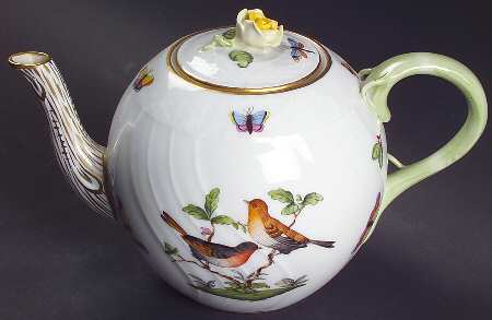 Rothschild Bird (RO) Small Teapot & Lid