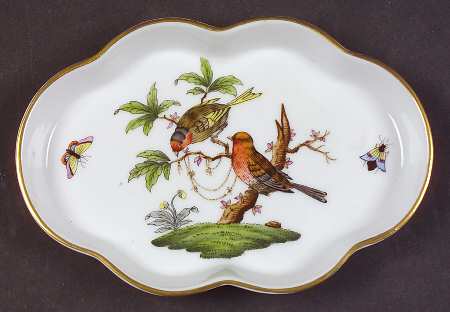 Rothschild Bird (RO) 5" Scalloped Tray