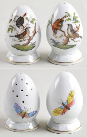 Rothschild Bird (RO) Salt & Pepper Set with Ceramic Stoppers
