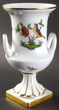 Rothschild Bird (RO) 8" Footed Urn