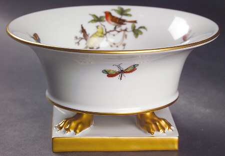 Rothschild Bird (RO) 3" Footed Urn