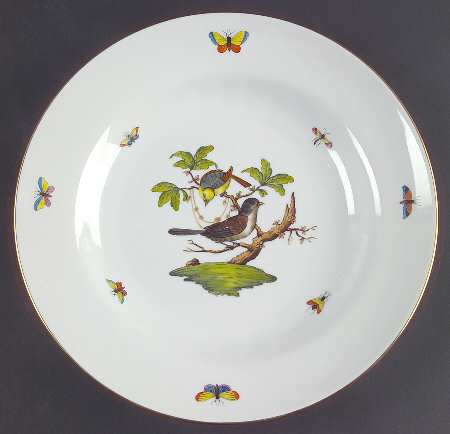 Rothschild Bird (RO) Underplate for Dolphin Handle & Finial Tureen