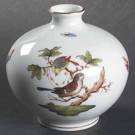 Rothschild Bird (RO) 4" Vase