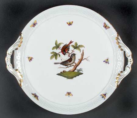 Rothschild Bird (RO) 11" Round Handled Tray