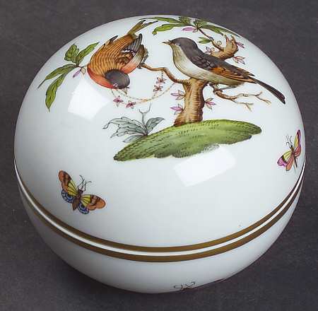 Rothschild Bird (RO) 3" Round Box & Lid