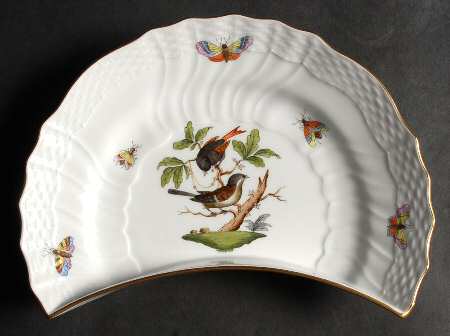 Rothschild Bird (RO) Crescent Salad Plate