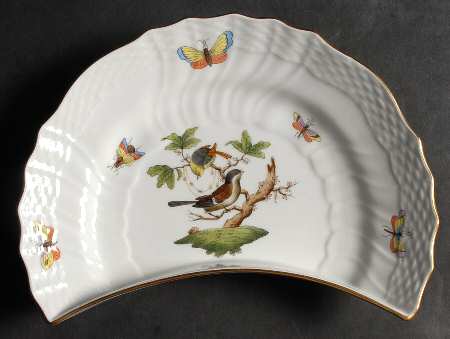 Rothschild Bird (RO) Crescent Salad Plate