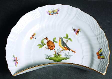 Rothschild Bird (RO) Crescent Salad Plate