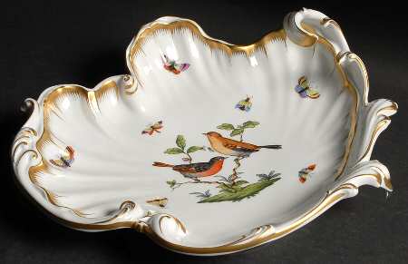 Rothschild Bird (RO) Rococo/Wave Dish
