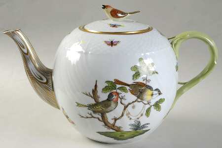 Rothschild Bird (RO) Teapot & Lid