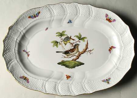 Rothschild Bird (RO) 13" Oval Serving Platter