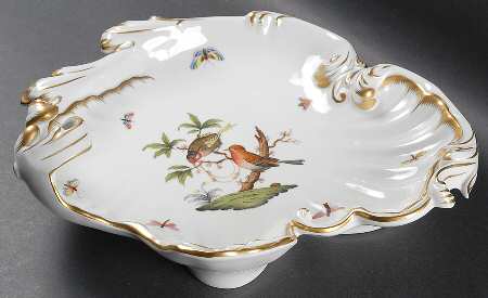 Rothschild Bird (RO) Rococo/Wave Dish
