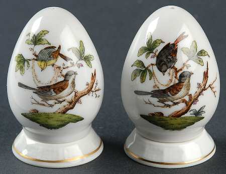 Rothschild Bird (RO) Salt & Pepper Set with Ceramic Stoppers