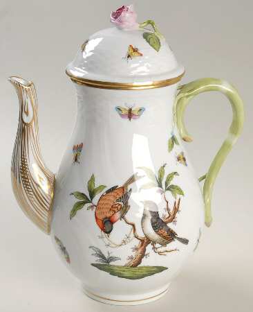 Rothschild Bird (RO) Coffee Pot & Lid