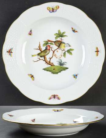 Rothschild Bird (RO) Large Rim Soup Bowl