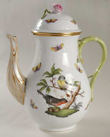 Rothschild Bird (RO) Coffee Pot & Lid