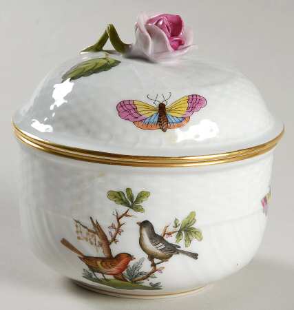 Rothschild Bird (RO) Mini Sugar Bowl & Lid