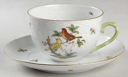 Rothschild Bird (RO) Soup Cup & Saucer Set