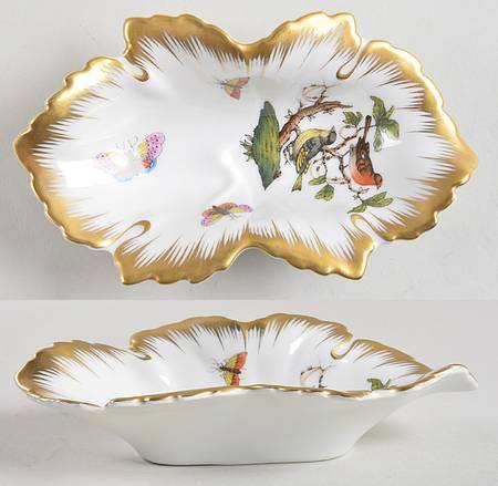 Rothschild Bird (RO) 6" Leaf Dish