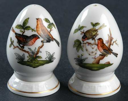 Rothschild Bird (RO) Salt & Pepper Set with Ceramic Stoppers