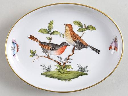 Rothschild Bird (RO) 4" Oval Ashtray