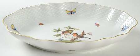 Rothschild Bird (RO) 8" Oval Tray