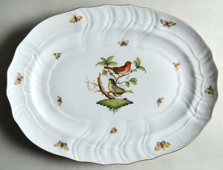 Rothschild Bird (RO) 15" Oval Serving Platter