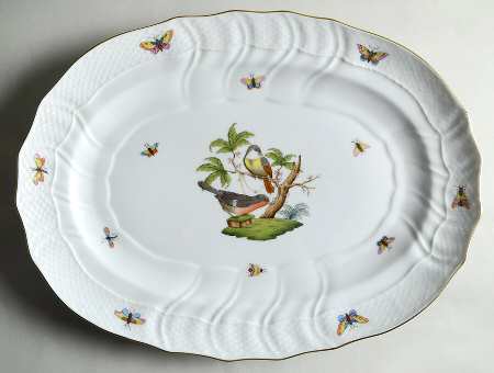 Rothschild Bird (RO) 15" Oval Serving Platter