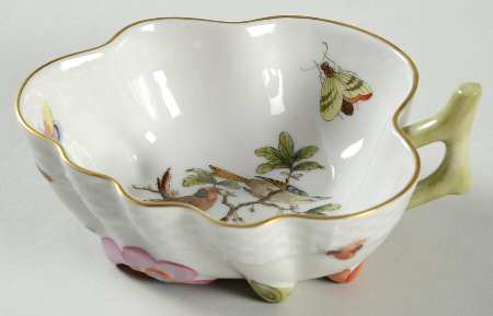 Rothschild Bird (RO) 4" Leaf Dish