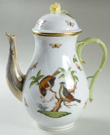Rothschild Bird (RO) Coffee Pot & Lid