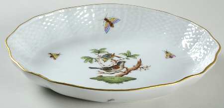 Rothschild Bird (RO) 8" Oval Vegetable Bowl