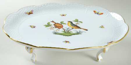 Rothschild Bird (RO) 12" Oval Four Toed Tray