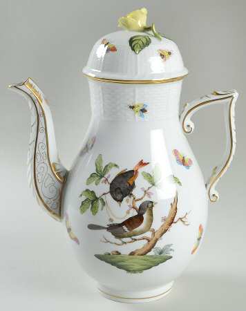 Rothschild Bird (RO) Coffee Pot & Lid