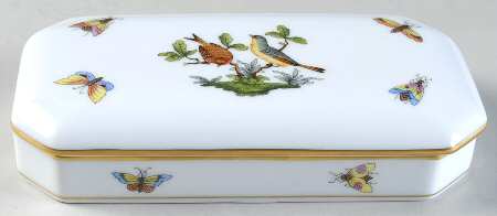 Rothschild Bird (RO) Oblong Box & Lid