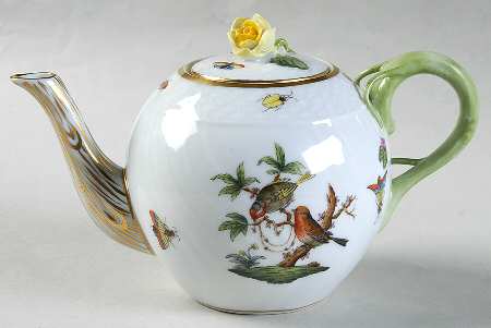 Rothschild Bird (RO) Individual Teapot & Lid