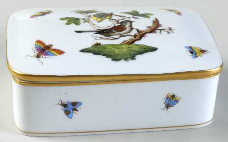 Rothschild Bird (RO) Cigarette Box & Lid
