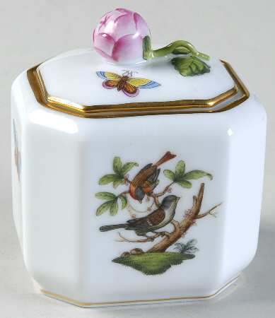 Rothschild Bird (RO) Mini Sugar Bowl & Lid