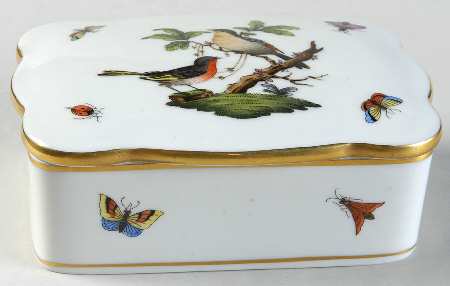 Rothschild Bird (RO) Cigarette Box & Lid