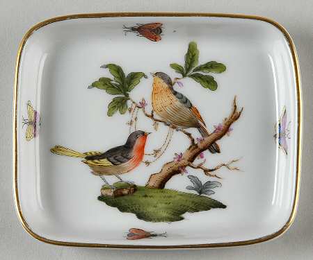 Rothschild Bird (RO) 3" Rectangular Ashtray
