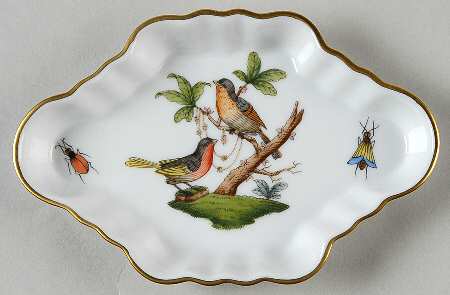 Rothschild Bird (RO) 5" Oblong Ashtray