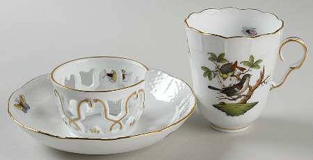 Rothschild Bird (RO) Trembleuse Cup & Saucer Set